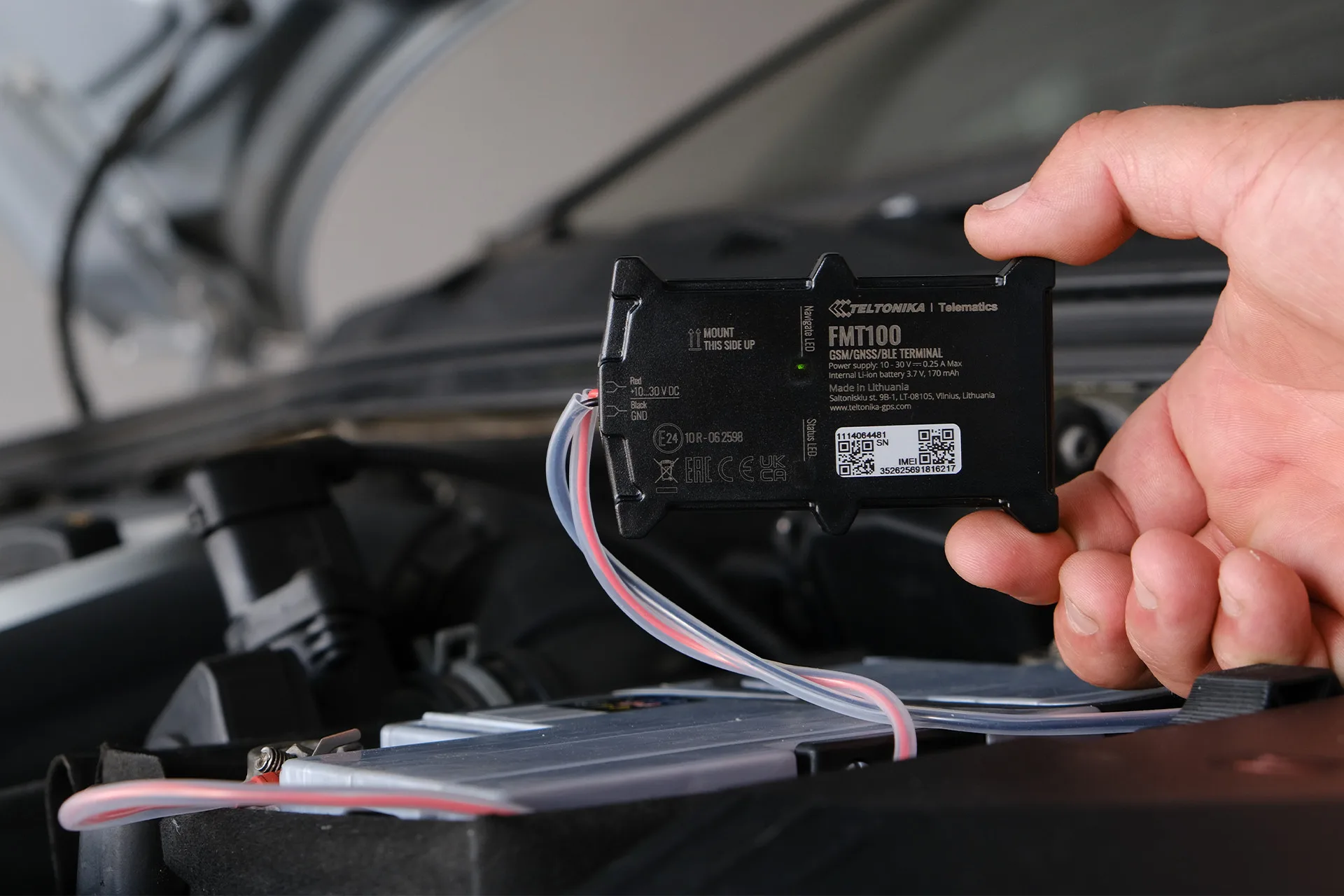 Данные OBD-II для трекера через Bluetooth