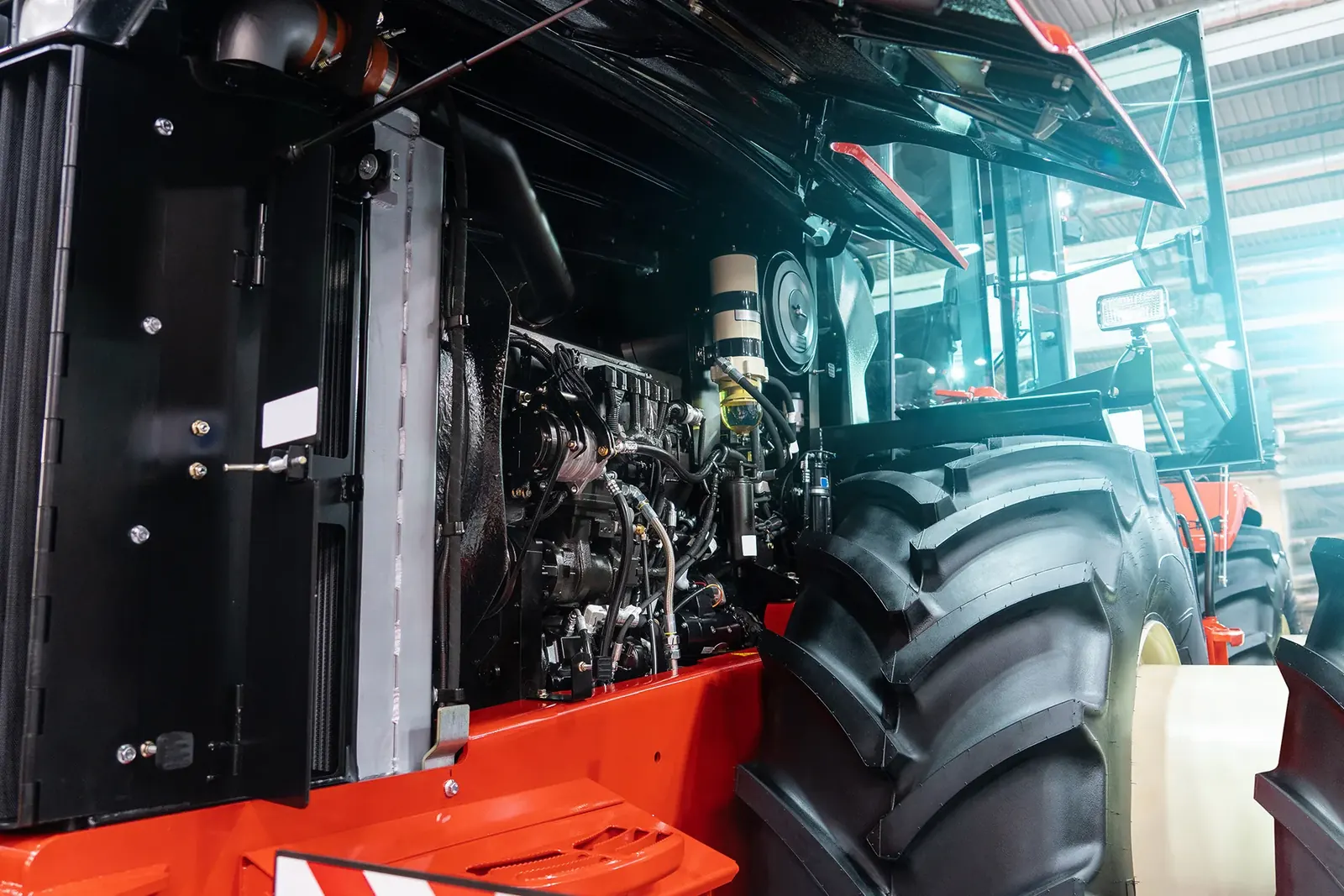 Service schedules for farm machinery from CAN data