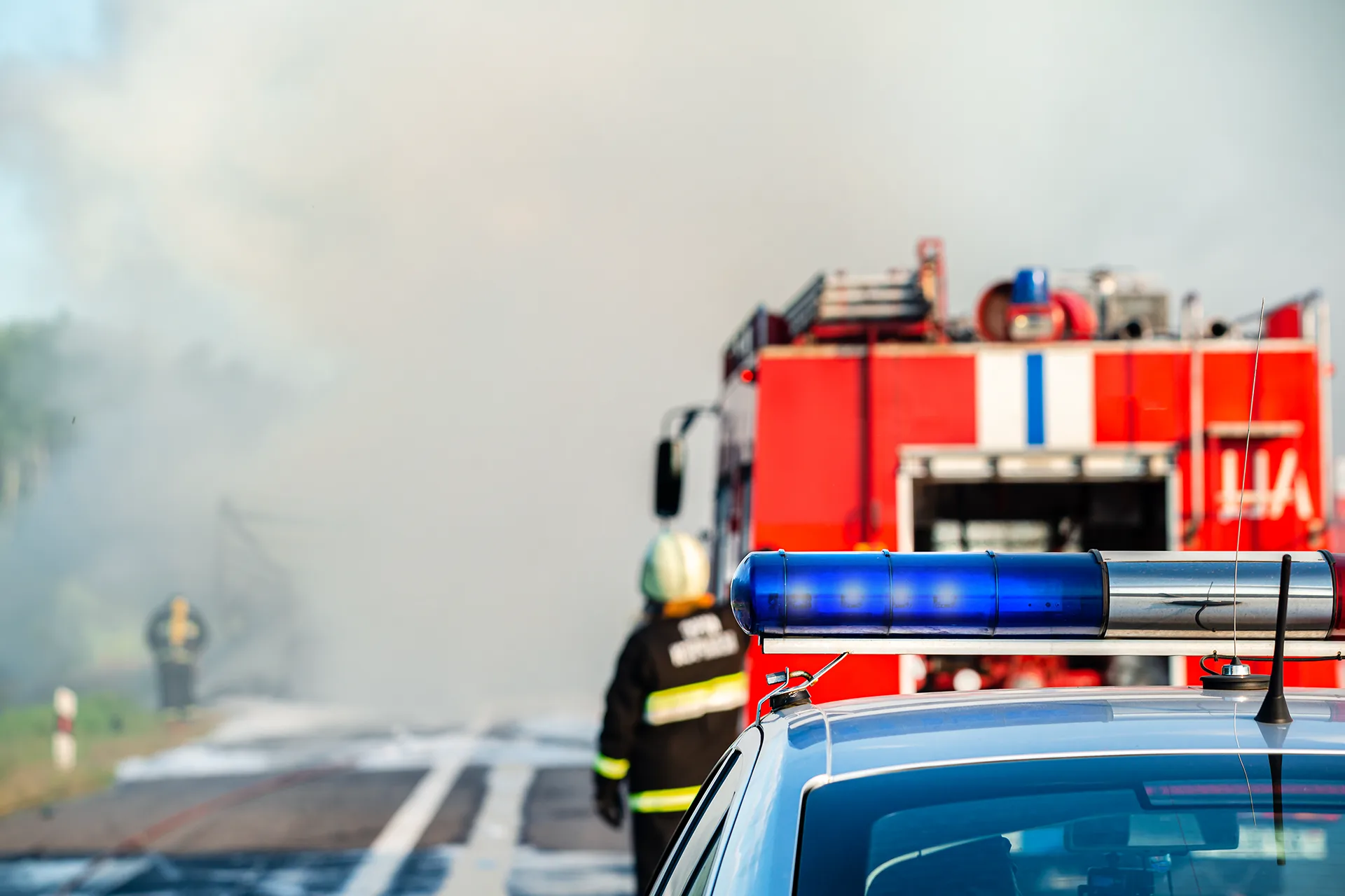 Servicing fire appliances from CAN data