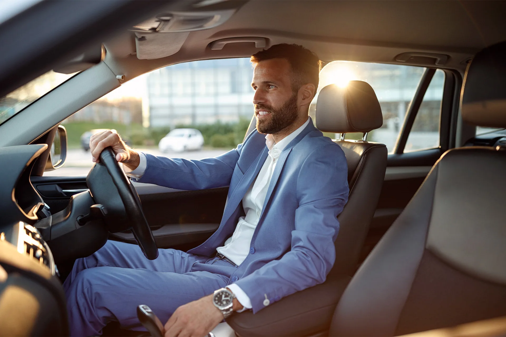 Private and business trips in a company car
